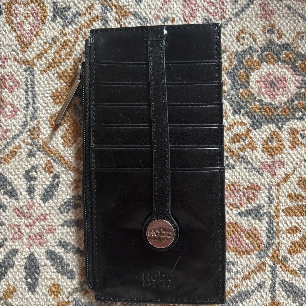 NWOT HOBO Black Leather Card Holder